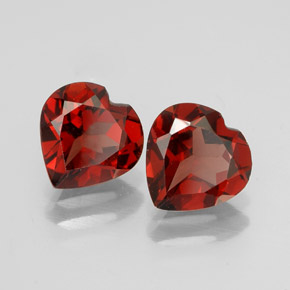 Achetez naturel ct rouge grenat almandin gems, forme de coeur, en provenance madagascar chez gemselect. en stock, livraison internationale!