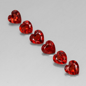 Achetez naturel ct rouge grenat almandin gems, forme de coeur, en provenance madagascar chez gemselect. en stock, livraison internationale!
