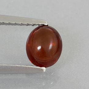Grenat almandin rouge naturelle transparent, 0,92 ct, transparent / translucide