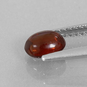 Grenat almandin rouge naturelle transparent, 0,92 ct, transparent / translucide