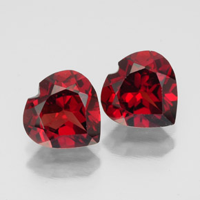 Achetez naturel ct rouge grenat almandin gems, forme de coeur, en provenance inde chez gemselect. en stock, livraison internationale!