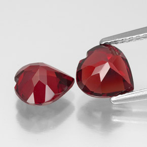 Achetez naturel ct rouge grenat almandin gems, forme de coeur, en provenance inde chez gemselect. en stock, livraison internationale!