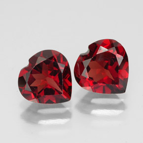 Achetez naturel ct rouge grenat almandin gems, forme de coeur, en provenance inde chez gemselect. en stock, livraison internationale!