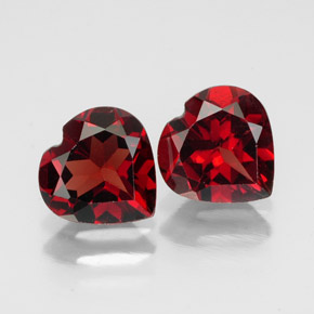 Achetez naturel ct rouge grenat almandin gems, forme de coeur, en provenance inde chez gemselect. en stock, livraison internationale!