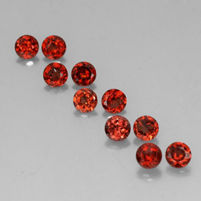 Achetez naturel ct rouge grenat almandin gems, coupe roude, en provenance madagascar chez gemselect. en stock, livraison internationale!