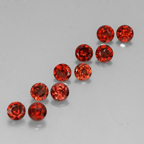 Achetez naturel ct rouge grenat almandin gems, coupe roude, en provenance madagascar chez gemselect. en stock, livraison internationale!