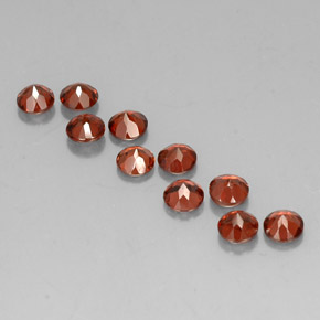 Achetez naturel ct rouge grenat almandin gems, coupe roude, en provenance madagascar chez gemselect. en stock, livraison internationale!