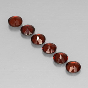 Achetez naturel ct rouge grenat almandin gems, coupe roude, en provenance madagascar chez gemselect. en stock, livraison internationale!