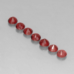 Achetez naturel ct rouge grenat almandin gems, coupe roude, en provenance madagascar chez gemselect. en stock, livraison internationale!