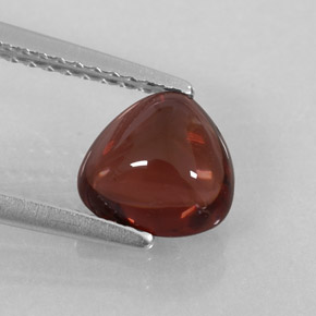 Grenat almandin rouge naturelle transparent, 1,47 ct, transparent / translucide
