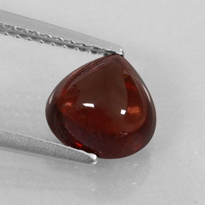 Grenat Almandin Rouge foncé naturelle Transparent, 2.18 ct, Transparent / Translucide