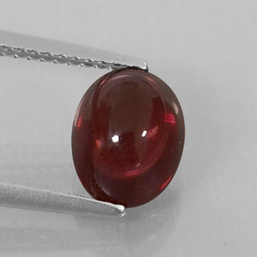 Grenat almandin rouge naturelle transparent, 2,94 ct, transparent / translucide