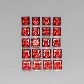 Achetez naturel ct rouge grenat almandin gems, carré, en provenance madagascar chez gemselect. en stock, livraison internationale!