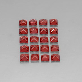 Achetez naturel ct rouge grenat almandin gems, carré, en provenance madagascar chez gemselect. en stock, livraison internationale!