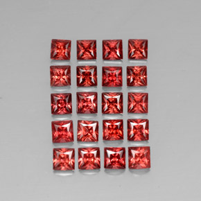 Achetez naturel ct rouge grenat almandin gems, carré, en provenance madagascar chez gemselect. en stock, livraison internationale!