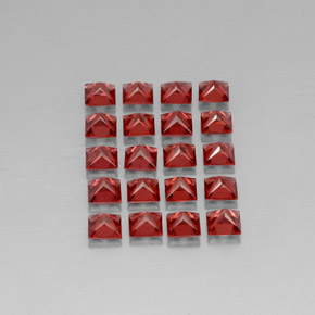Achetez naturel ct rouge grenat almandin gems, carré, en provenance madagascar chez gemselect. en stock, livraison internationale!