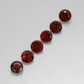 Achetez naturel ct rouge grenat almandin gems, coupe roude, en provenance madagascar chez gemselect. en stock, livraison internationale!
