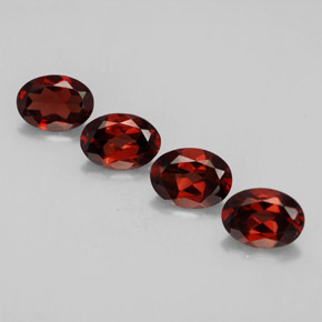 Achetez naturel ct rouge grenat almandin gems, coupe ovale, en provenance madagascar chez gemselect. en stock, livraison internationale!