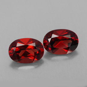 Achetez naturel ct rouge grenat almandin gems, coupe ovale, en provenance madagascar chez gemselect. en stock, livraison internationale!