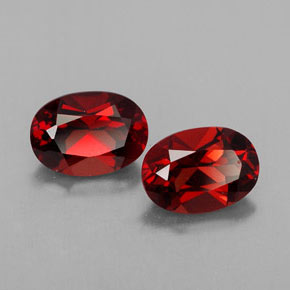 Achetez naturel ct rouge grenat almandin gems, coupe ovale, en provenance madagascar chez gemselect. en stock, livraison internationale!