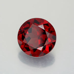 Grenat Almandin Rouge foncé naturelle Coupe roude, 2.16 ct, VVS