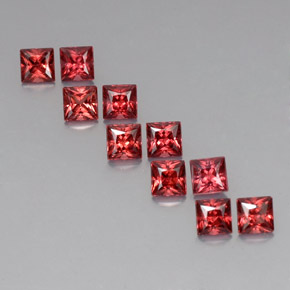 Achetez naturel ct rouge grenat almandin gems, carré, en provenance madagascar chez gemselect. en stock, livraison internationale!
