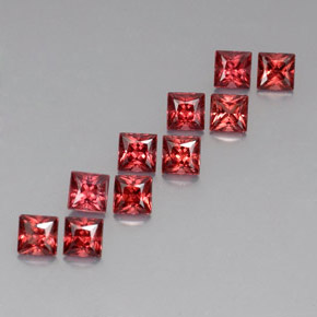 Achetez naturel ct rouge grenat almandin gems, carré, en provenance madagascar chez gemselect. en stock, livraison internationale!