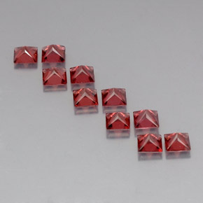 Achetez naturel ct rouge grenat almandin gems, carré, en provenance madagascar chez gemselect. en stock, livraison internationale!