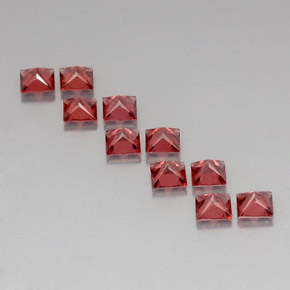 Achetez naturel ct rouge grenat almandin gems, carré, en provenance madagascar chez gemselect. en stock, livraison internationale!