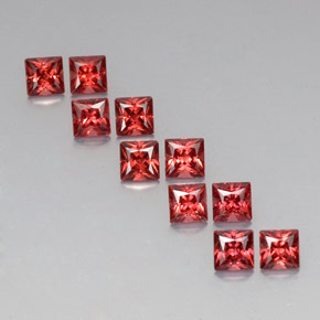 Achetez naturel ct rouge grenat almandin gems, carré, en provenance madagascar chez gemselect. en stock, livraison internationale!
