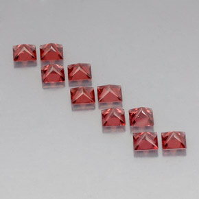 Achetez naturel ct rouge grenat almandin gems, carré, en provenance madagascar chez gemselect. en stock, livraison internationale!