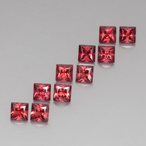 Achetez naturel ct rouge grenat almandin gems, carré, en provenance madagascar chez gemselect. en stock, livraison internationale!