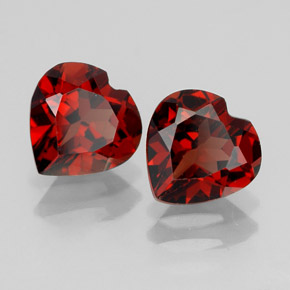 Achetez naturel ct rouge grenat almandin gems, forme de coeur, en provenance madagascar chez gemselect. en stock, livraison internationale!