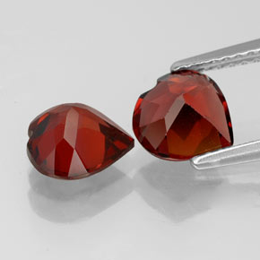 Achetez naturel ct rouge grenat almandin gems, forme de coeur, en provenance madagascar chez gemselect. en stock, livraison internationale!