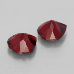 Achetez naturel ct rouge grenat almandin gems, forme de coeur, en provenance madagascar chez gemselect. en stock, livraison internationale!