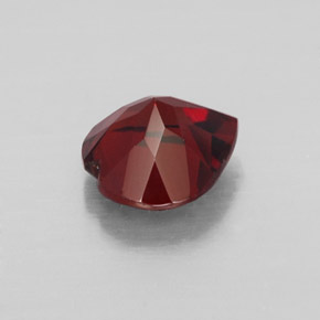 Grenat almandin rouge naturelle forme de coeur, 1,48 ct, VVS-VS