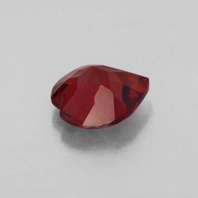 Grenat almandin rouge naturelle forme de coeur, 1,35 ct, VVS-VS
