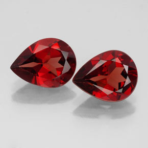 Achetez naturel ct rouge grenat almandin gems, en forme de poire, en provenance madagascar chez gemselect. en stock, livraison internationale!