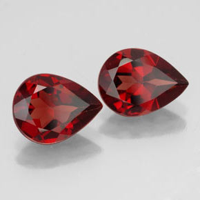 Achetez naturel ct rouge grenat almandin gems, en forme de poire, en provenance madagascar chez gemselect. en stock, livraison internationale!
