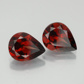 Achetez naturel ct rouge grenat almandin gems, en forme de poire, en provenance madagascar chez gemselect. en stock, livraison internationale!
