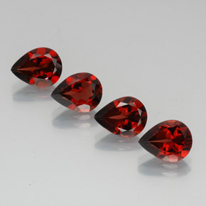 Achetez naturel ct rouge grenat almandin gems, en forme de poire, en provenance madagascar chez gemselect. en stock, livraison internationale!