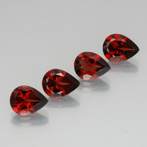Achetez naturel ct rouge grenat almandin gems, en forme de poire, en provenance madagascar chez gemselect. en stock, livraison internationale!