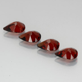 Achetez naturel ct rouge grenat almandin gems, en forme de poire, en provenance madagascar chez gemselect. en stock, livraison internationale!