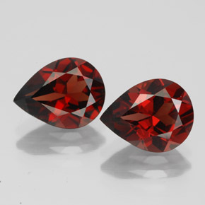 Achetez naturel ct rouge grenat almandin gems, en forme de poire, en provenance madagascar chez gemselect. en stock, livraison internationale!