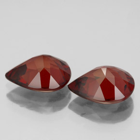 Achetez naturel ct rouge grenat almandin gems, en forme de poire, en provenance madagascar chez gemselect. en stock, livraison internationale!