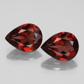 Achetez naturel ct rouge grenat almandin gems, en forme de poire, en provenance madagascar chez gemselect. en stock, livraison internationale!