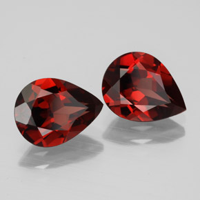 Achetez naturel ct rouge grenat almandin gems, en forme de poire, en provenance madagascar chez gemselect. en stock, livraison internationale!