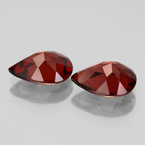 Achetez naturel ct rouge grenat almandin gems, en forme de poire, en provenance madagascar chez gemselect. en stock, livraison internationale!