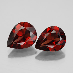 Achetez naturel ct rouge grenat almandin gems, en forme de poire, en provenance madagascar chez gemselect. en stock, livraison internationale!