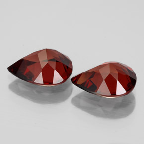 Achetez naturel ct rouge grenat almandin gems, en forme de poire, en provenance madagascar chez gemselect. en stock, livraison internationale!
